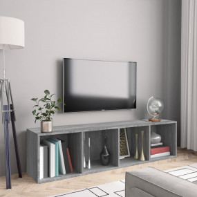 Book Cabinet Grey Sonoma Engineered Wood 56.3x11.8x14.2...