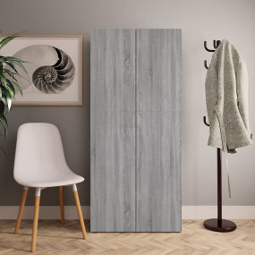 Shoe Cabinet Grey Sonoma Engineered wood Tall