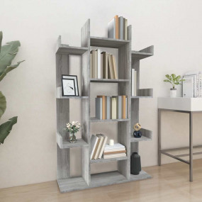 Book Cabinet Grey Sonoma Engineered wood Medium Book Ca...