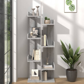 Book Cabinet Grey Sonoma Engineered wood Compact Book C...