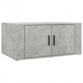 Coffee Table Concrete Grey Engineered Wood Medium Coffe...