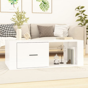 Coffee Table High gloss white Engineered wood Medium Co...