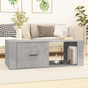 Coffee Table Concrete grey Engineered wood Medium Coffe...