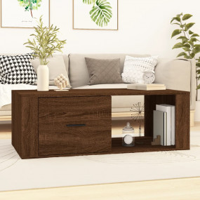 Coffee Table Brown oak Engineered wood Medium Coffee Ta...