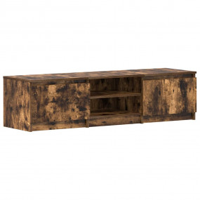 TV Cabinet Smoked oak Engineered wood 55.1 in TV Cabine...