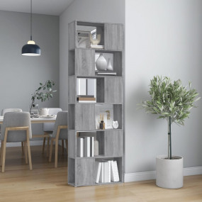 Book Cabinet Grey Sonoma Engineered wood Medium Storage
