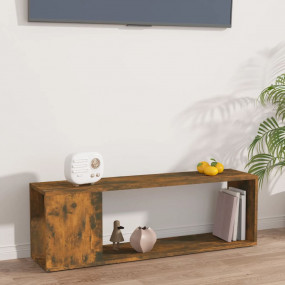 TV Cabinet Smoked Oak Engineered Wood 39.4 x 9.4 x 12.6...