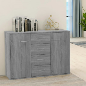 Sideboard Grey Sonoma Engineered Wood Medium Sideboard