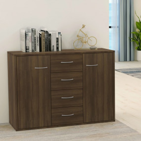 Sideboard Brown oak Engineered wood Medium Sideboard