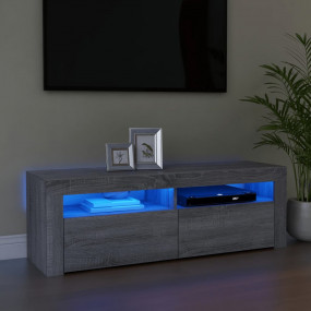 TV Cabinet Grey Sonoma Engineered Wood Medium TV Cabine...