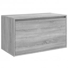 Hall Bench Gray Sonoma Engineered Wood Medium Entryway ...