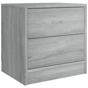 Bedside Cabinet Grey sonoma Engineered wood Standard St...
