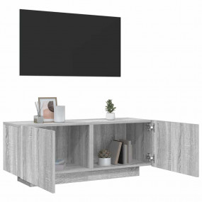 TV Cabinet Grey Sonoma Engineered wood Standard TV Cabi...