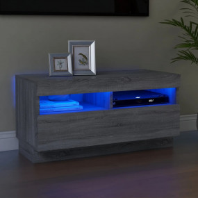 TV Cabinet Grey Sonoma Engineered wood Medium TV Cabine...
