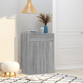 Shoe Cabinet Grey Sonoma Engineered Wood Medium Shoe Ca...