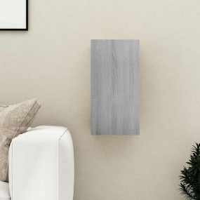 TV Cabinet Grey Sonoma Engineered Wood Compact TV Cabin...