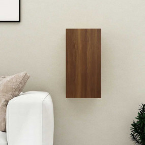 TV Cabinet Brown Oak Engineered Wood Small TV Cabinet
