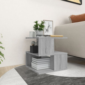Side Table Gray Sonoma Engineered Wood 15.7x15.7x15.7 i...