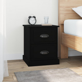 Bedside Cabinet Black Engineered wood Bedside Cabinet S...
