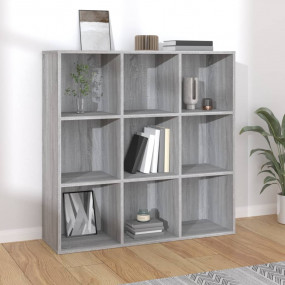 Book Cabinet Grey Sonoma Engineered wood Medium Book Ca...