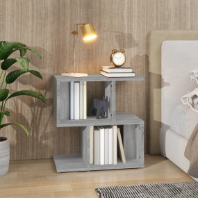Bedside Cabinet Grey sonoma Engineered wood Medium Stor...
