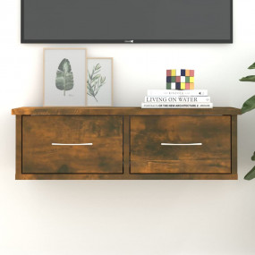 Wall Cabinet Smoked Oak Engineered Wood Standard Wall C...