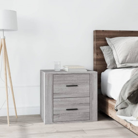 Bedside Cabinet Grey sonoma Engineered wood Medium