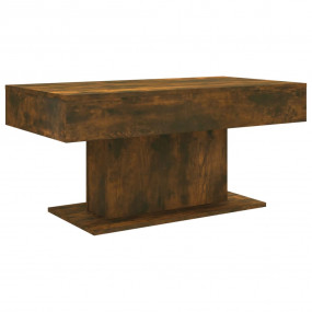 Coffee Table Smoked oak Engineered wood 37.8x19.7 in Mo...