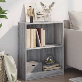 Bookshelf Grey Sonoma Engineered wood Compact Bookshelf