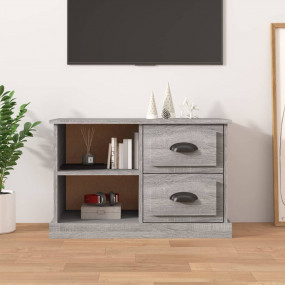 TV Cabinet Grey Sonoma Engineered Wood Medium TV Cabine...