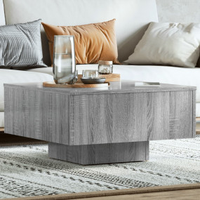 Coffee Table Grey Sonoma Engineered Wood Simplistic Cof...