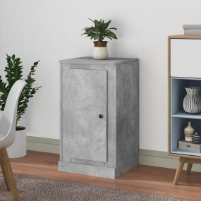 Sideboard Concrete Grey Engineered Wood 14.8x13.8x26.6 ...
