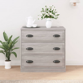 Sideboard Grey Sonoma Engineered Wood Sideboard Rectang...