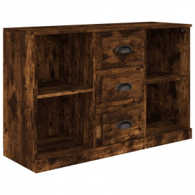 Sideboard Smoked Oak Engineered Wood Medium Sideboard