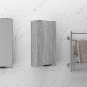 Bathroom Cabinet Gray Sonoma Engineered Wood 12.6x7.9x2...