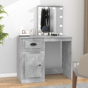 Dressing Table Concrete gray Engineered wood, acrylic M...