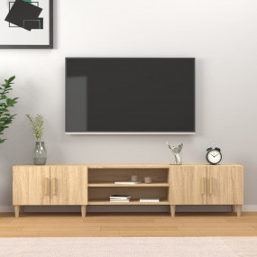 TV Cabinet Sonoma Oak Engineered Wood Medium TV Cabinet