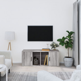 TV Cabinet Grey Sonoma Engineered Wood 39.4 in x 13.8 i...