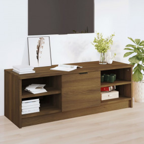 TV Cabinet Brown oak Engineered wood 40.2 in x 14.0 in ...