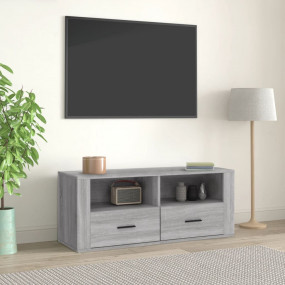 TV Cabinet Grey Sonoma Engineered Wood Medium TV Cabine...