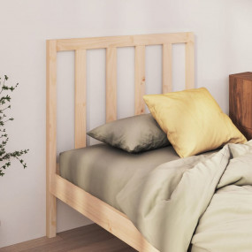 Bed Headboard Natural Wood Solid Pine Wood Standard Gre...