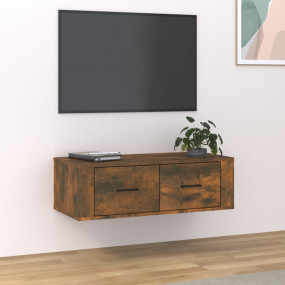 TV Cabinet Smoked oak Engineered wood Medium TV Cabinet...