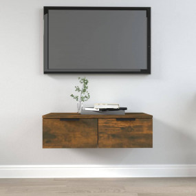 Wall Cabinet Smoked oak Engineered wood Medium Wall Cab...