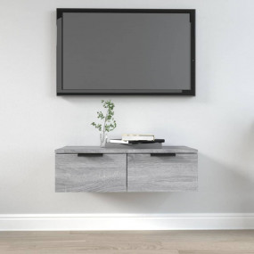 Wall Cabinet Grey Sonoma Engineered Wood Medium Wall Ca...
