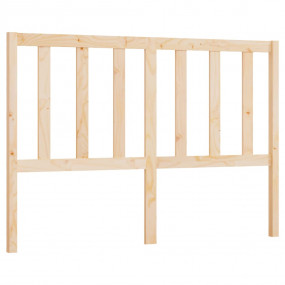 Bed Headboard Natural Wood Solid Pine Wood 49.6 in x 39...
