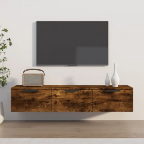 Wall Cabinet Smoked oak Engineered wood Medium Wall Cab...