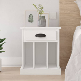 Bedside Cabinet White Engineered wood Bedside Cabinet R...