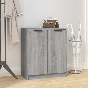 Shoe Cabinet Grey Sonoma Engineered Wood Medium Doors