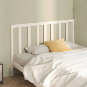 Bed Headboard White Solid pinewood Queen Appealing Desi...
