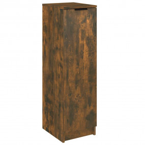 Shoe Cabinet Smoked Oak Engineered wood Medium Shoe Cab...